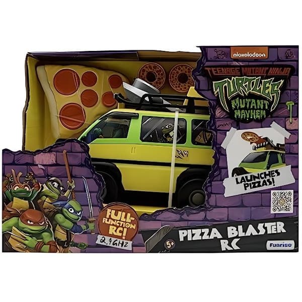 NINJA TURTLES FJÄRRKONTROLLERADE FORDON NINJA TURTLES PIZZA BLASTER RC 710
