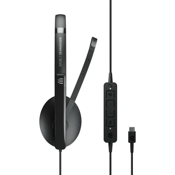 EPOS C10 Wired Multiplatform Headset Mikrofon Svart - Överlägsen kvalitet stereoljud