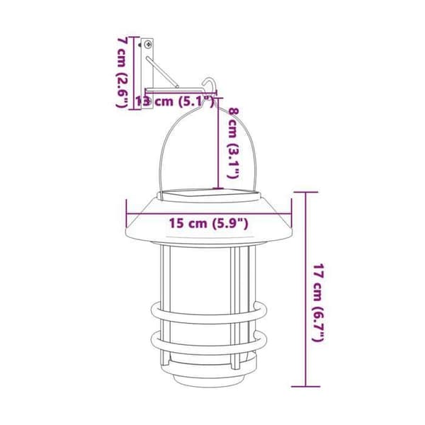 vidaXL Utomhus solarlampor för vägg 2 st vit 4008187