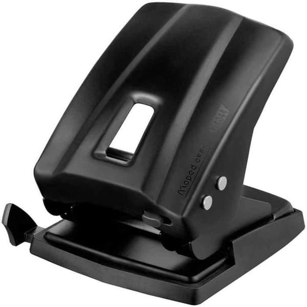 Perforator - Essentials E4044 - Svart - Kapacitet 40 ark - Confetti-reservoir