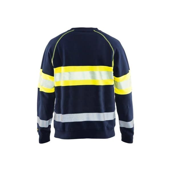 Sweat högsynlighet Marin/Gul-Fluo L 335911588933 Blaklader