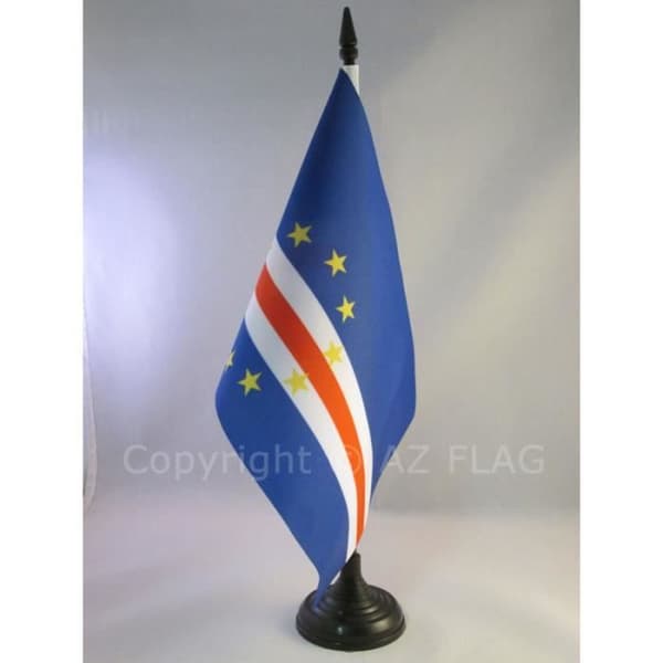 Bordflagg - AZ FLAG - Kap Verde - 21x14cm - Polyester - Inomhus