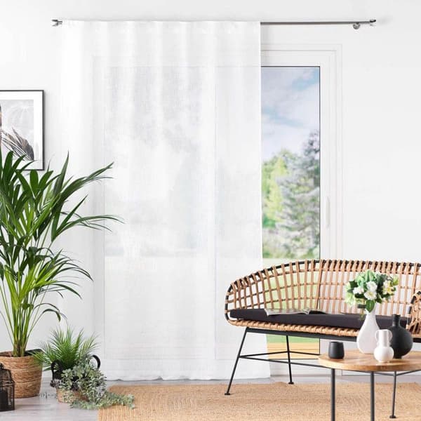 Gardinkappa med öglor "Haltona" 140x240cm Vit