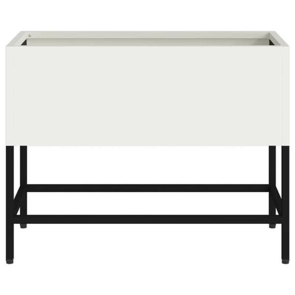 Höjdodlare 60x26x45 cm Vit Stål