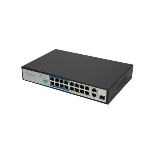 Extralink Virtus V3 Unmanaged L2 Fast Ethernet (10/100) Ethernet-anslutning, stöder Power Via This Port (PoE)