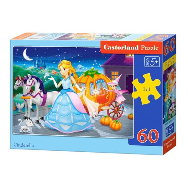 Pussel 60 bitar: Askungen