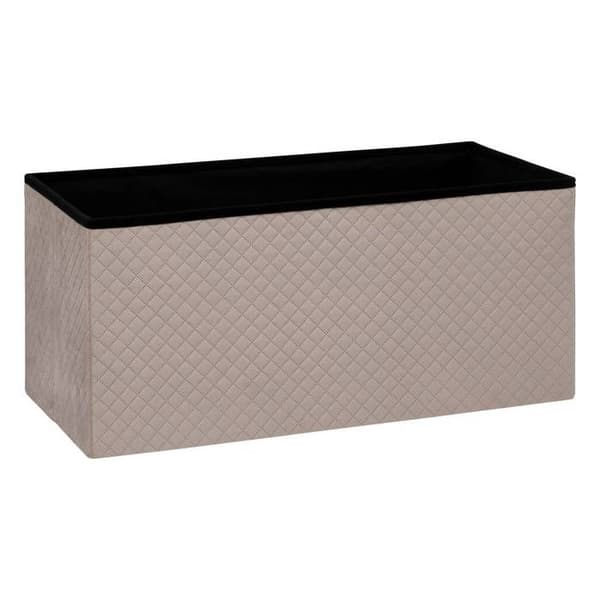 5five - dubbelvikbar pouf "mix n' modul" velourlin