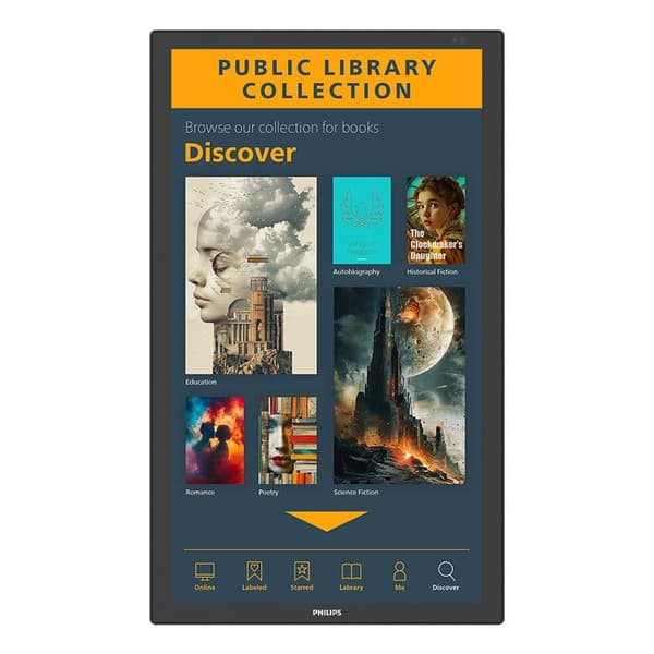 Philips 43BDL3751T/00 Interaktivt Panel 108cm 4K Touch 10 Punkter Android 13
