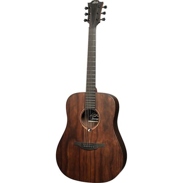 LAG Sauvage Dreadnought + Folkgitarrfodral