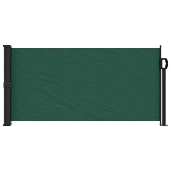 Sidovindskydd - VIDAXL - 100x300 cm - Mörkgrön - 100% polyester - Manuell