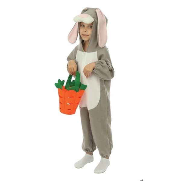 Kostym - LITEN CLOWN - Grå - Polyester - Barn från 3 år