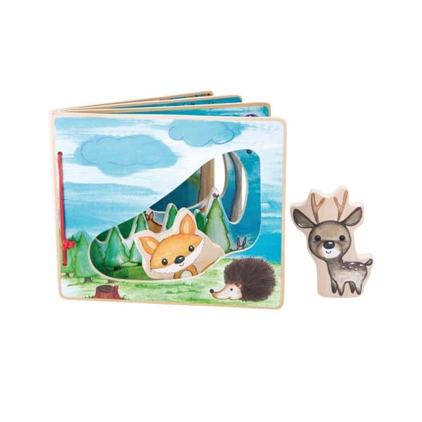 Bilderbok Skogslandskap, interaktiv