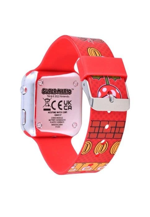 Klocka - Mario LED - LED-display - Röd - Format 12/24h