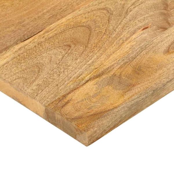 vidaXL Bordskiva 90x30x2,5 cm rektangulär massiv mangoträ 371437