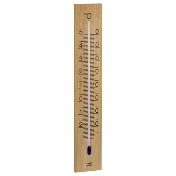 Termometer - TFA DOSTMANN - 12.1059.01 - Ek - Brun - Inomhus/Ute