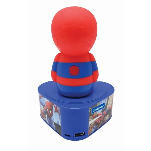 Bluetooth-högtalare med lysande Spiderman-figur
