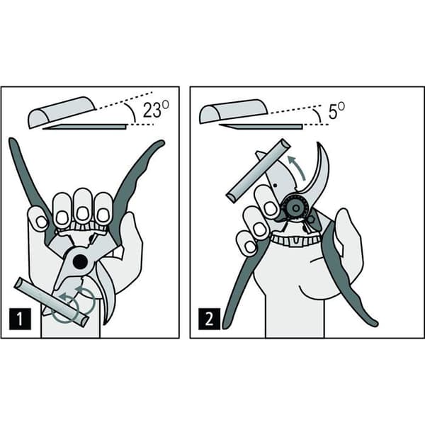 Sekatör - FELCO - 9 - Ergonomisk - Vänsterhänt - Högpresterande