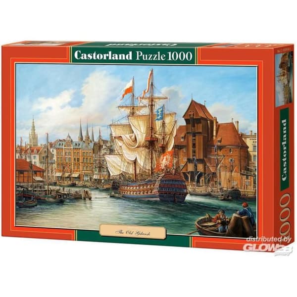 Pussel 1000 bitar: Hamnen i Gdansk, Polen