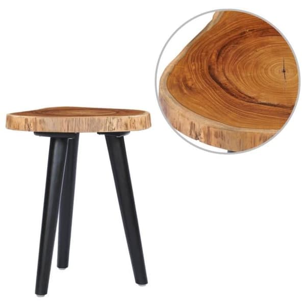vidaXL Soffbord 40x45 cm Massiv teak