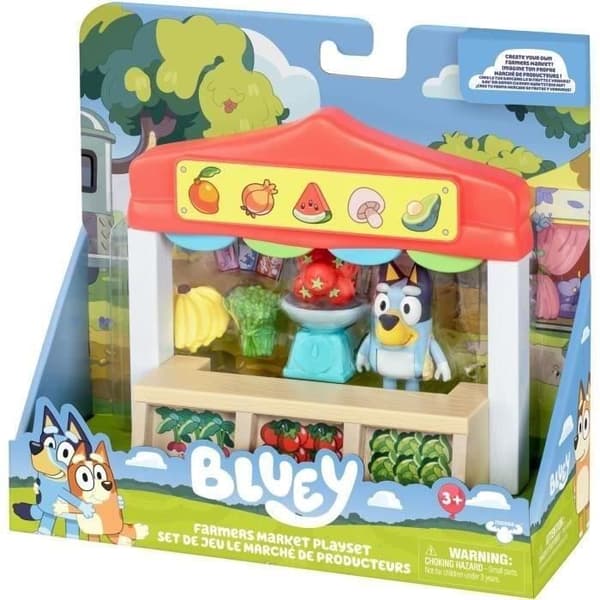 Bluey, Bluey's Market, Figuriner, Älgleksaker
