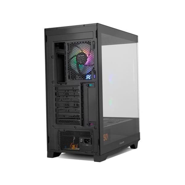 PC-låda NOX Hummer ETHER Semitorre Gaming Kurvad ATX USB-C Svart