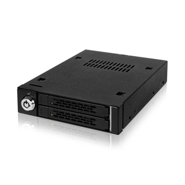 Rack RAID - ICY DOCK - MB992SK-M - 2 diskar 2.5'' - Serial ATA - 3.5'' fack