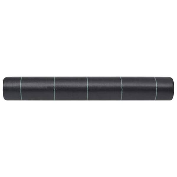vidaXL Mulchduk Svart 1x10 m PP