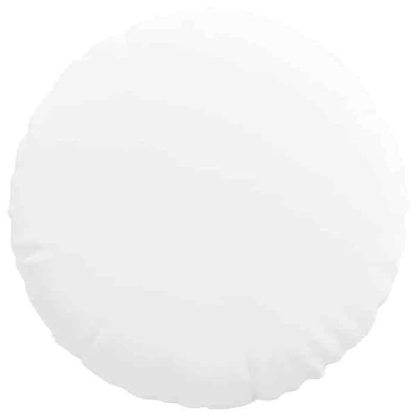 Sittdyna - VIDAXL - Ø80 x 29 cm - Vit - Rund - Set om 2