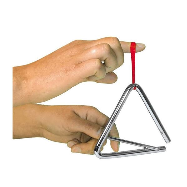 GOKI Triangel med metallstång - 10cm