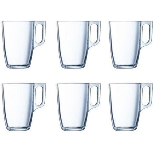 Muggar - Luminarc - Set om 6 - 32 cl - Glas - Diskmaskin vänlig
