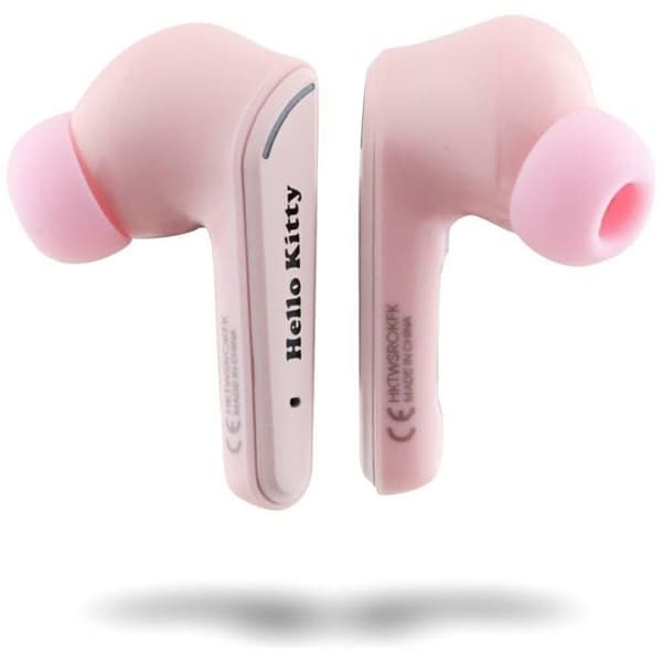 TWS hörlurar - Hello Kitty - Rosa - Bluetooth 5.4 - Autonomi 4h - Touchskärm