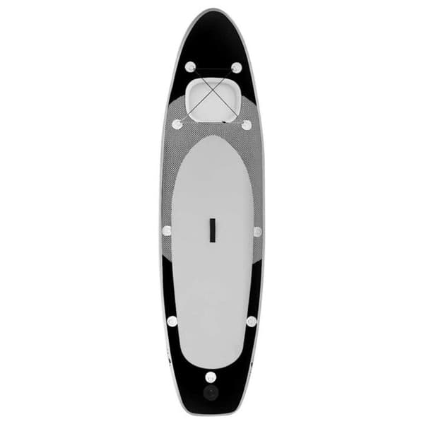 vidaXL Uppblåsbart SUP Board Set Svart 330x76x10 cm