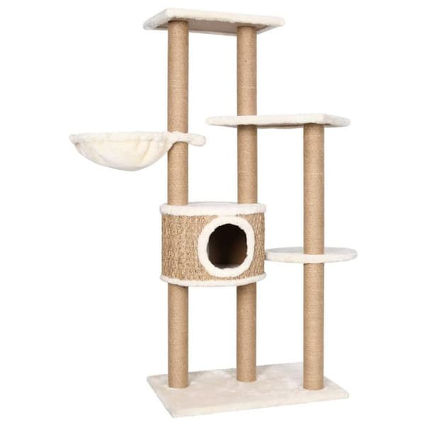 Kattträdet - vidaXL - Havsört - 126 cm - Beige - Montering krävs