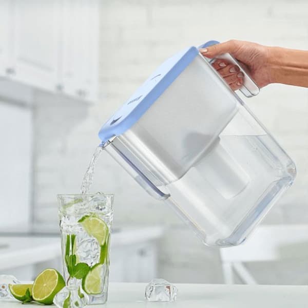 Ecosoft - Slim filtreringskanna 3,5L - blå