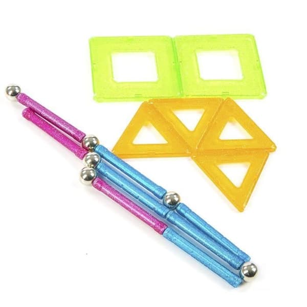 GEOMAG GLITTER Magnetiskt Byggset 22 delar
