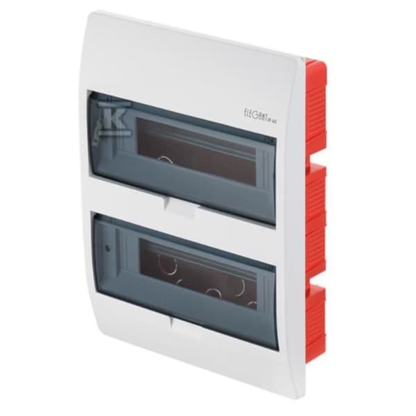 ELEGANT infälld distributionslåda - EP 2/12 - 24 moduler - IP40 N+PE