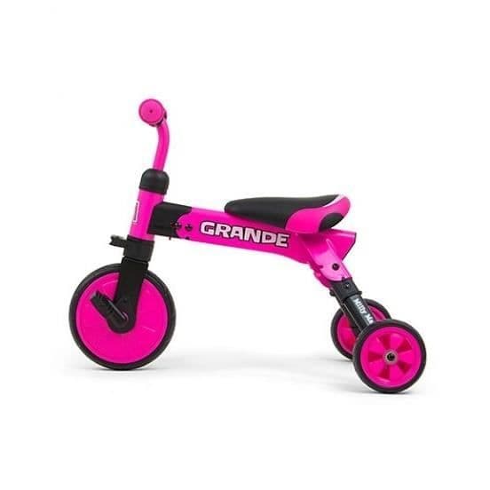 Ride On - Cykel 2i1 Stor Rosa