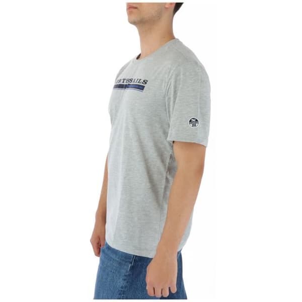 NORTH SAILS T-shirt Herr Grå Bomull GR77999