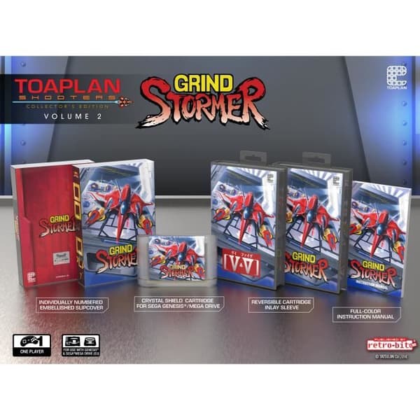 Toaplan Shooters Volym 2 - GRIND STORMER Sega Mega Drive EU / Genesis US