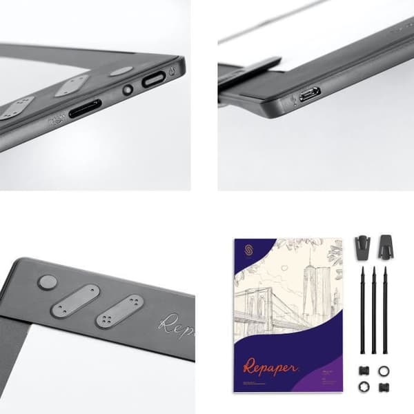 Repap | Slate Graphics Tablet - 2 i 1 - Multifunktion (ISKN-REPAPER)
