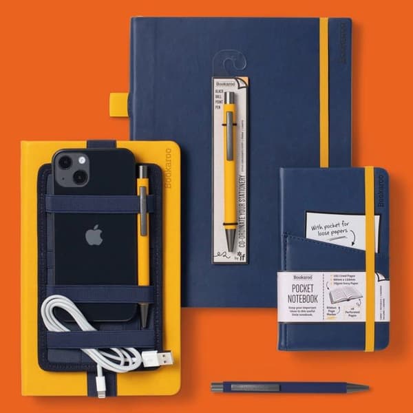 Notebook - If loggbok - 53646 - IBookaroo Bigger Things Notebook Mörkröd