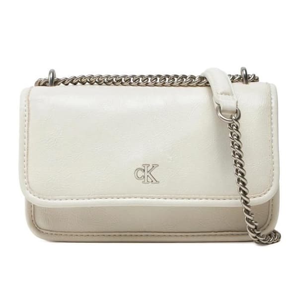 Vit Axelväska Dam Calvin Klein Jeans Chain