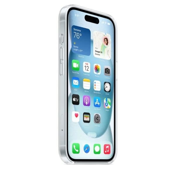 APPLE - iPhone 15 - Transparent skal med MagSafe