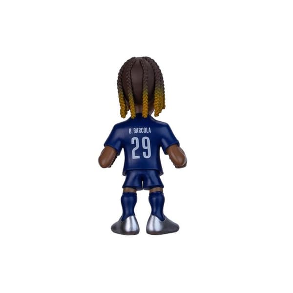 Figur - MINIX - Bradley Barcola - PSG - 12 cm - robust PVC - Utställningsbox