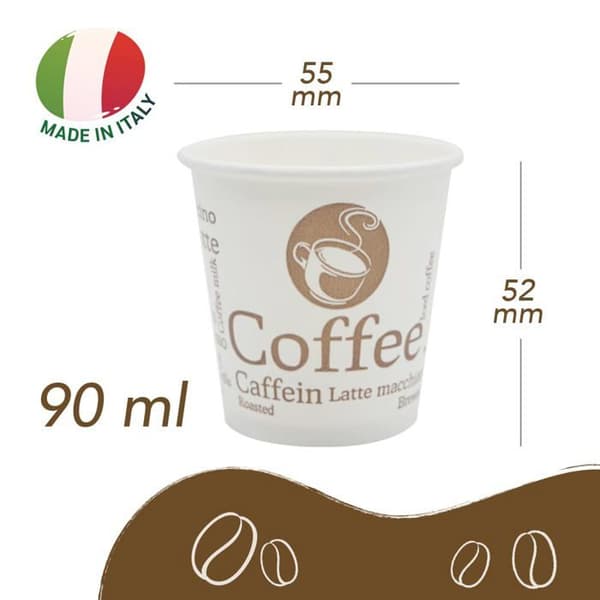Engångsglas - Caffetti engångsmugg - CFT-A68710M