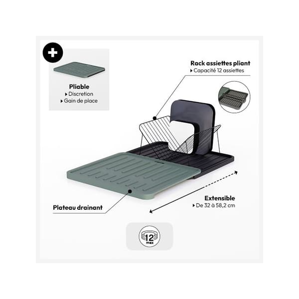 5five - avrunning "neo" med utbyggbar grön rack