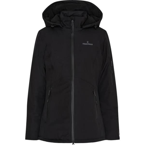 Ryttarjacka full zip dam Equipage Sally - svart
