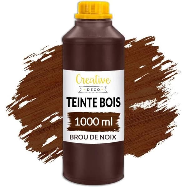 Träfärg - Creative Deco - Valnötsskal - 1L - Snabbtorkande - IckeToxisk - Skydd