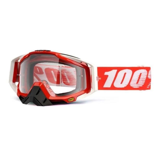 "Allt terräng 100 procent Goggle Racecraft Fire Red"
