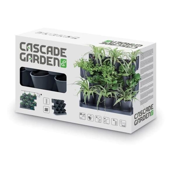 Stående vertikal trädgård Prosperplast Cascade Garden antracit